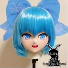 (RB337)Customize Full Head Quality Handmade Female/Girl Resin Japanese Anime Cartoon Character Kig Cosplay Kigurumi Mask